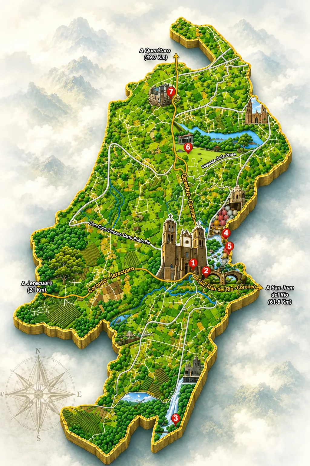 Mapa Presa